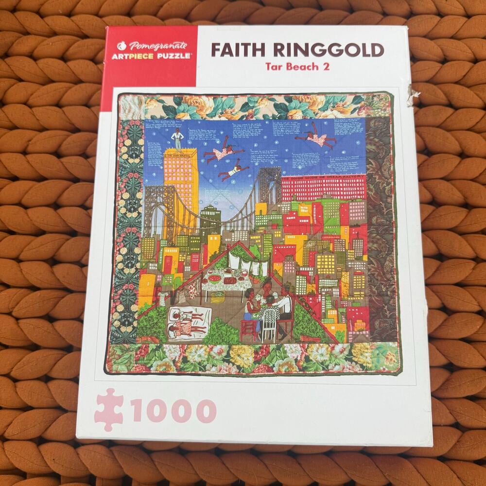 Pomegranate Artpiece Puzzle 1000 Jigsaw Faith Ringgold Tar Beach 2